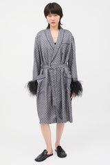 Prada 2017 Silk Printed Robe
