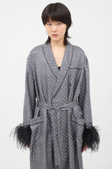Prada 2017 Silk Printed Robe
