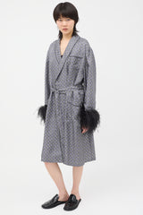 Prada 2017 Silk Printed Robe