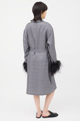Prada 2017 Silk Printed Robe