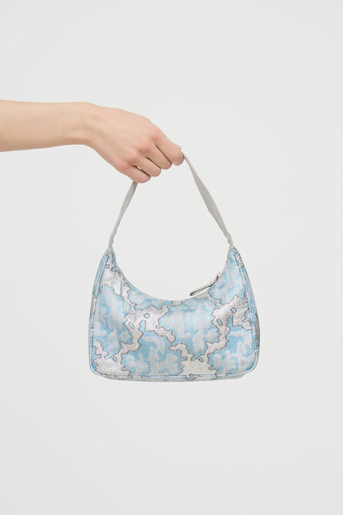 PradaRe-Edition 2000 Broccato Lurex Bag