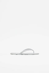 Prada Saffiano Logo Flip Flop