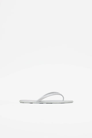 Prada Saffiano Logo Flip Flop