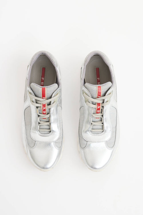 Prada Sport Metallic Sneaker