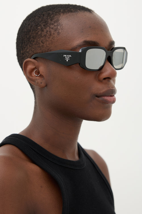 Prada SPR 17W-F Rectangle Sunglasses