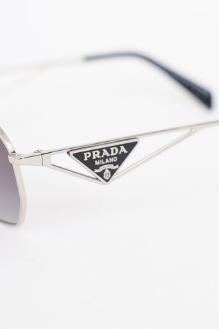 Prada SPRA51 Rectangular Sunglasses