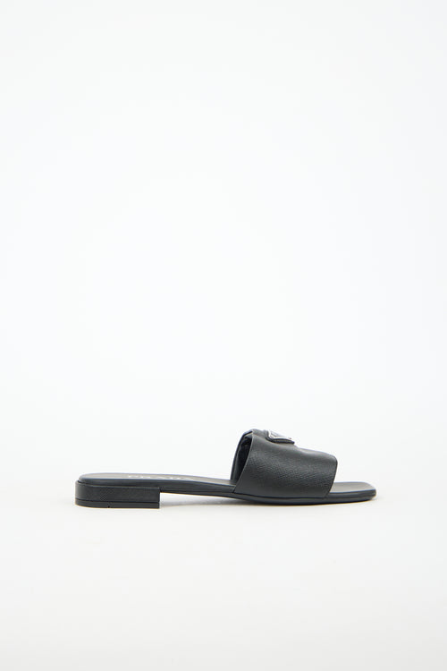Prada Saffiano Logo Slide