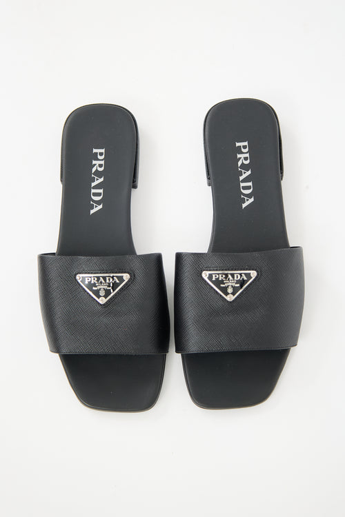 Prada Saffiano Logo Slide
