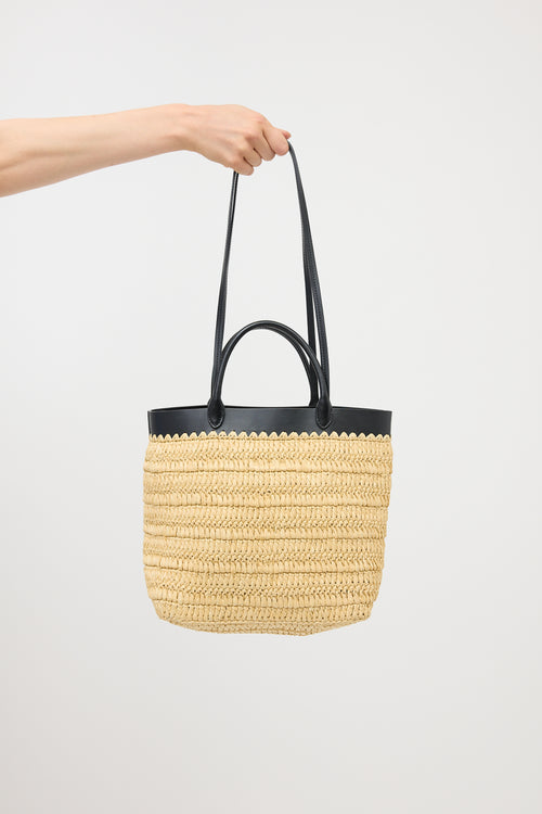 Prada Small Raffia Crochet Bag