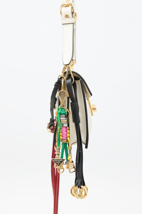 Prada Leather Small Soft Sound Charm Bag