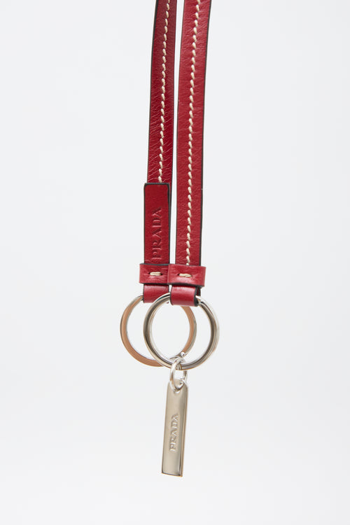 Prada Leather Small Soft Sound Charm Bag