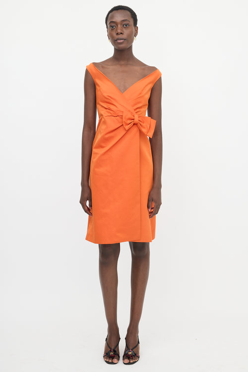 Prada Special Edition Wool Wrap Dress