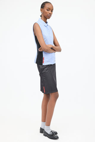 Prada Sport 1990s Nylon Velcro Skirt