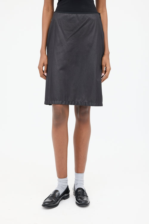 Prada Sport 1990s Nylon Velcro Skirt
