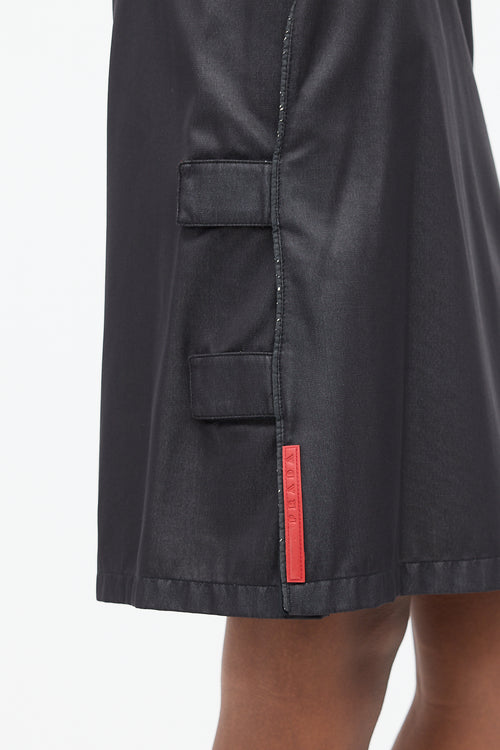 Prada Sport 1990s Nylon Velcro Skirt