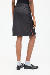 Prada Sport 1990s Nylon Velcro Skirt