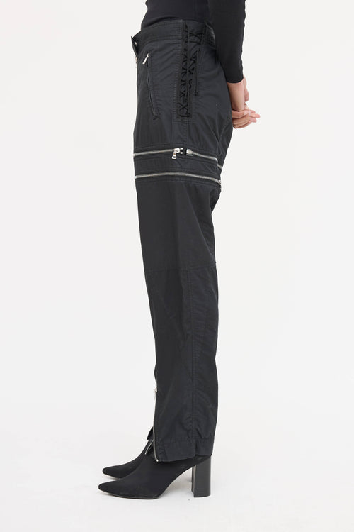 Prada Convertible Zip Track Pant
