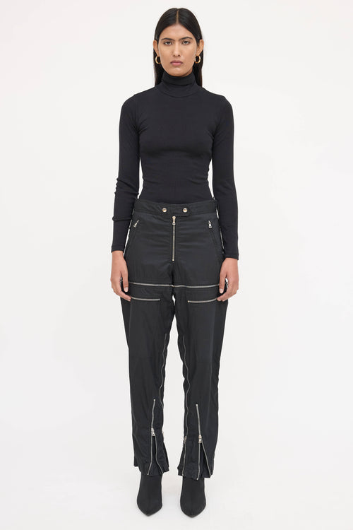 Prada Convertible Zip Track Pant