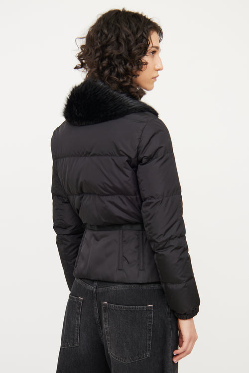 Prada Sport Black Puffer Jacket