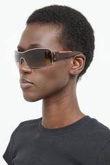 Prada SPS 52E Rectangle Sunglasses