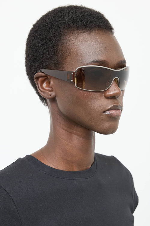 Prada SPS 52E Rectangle Sunglasses