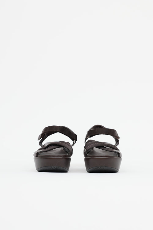 Prada Sport Platform Sandal