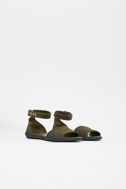 Prada Sport Twill Sandal