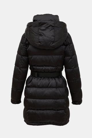 Prada Sport Down Belted Coat