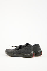 Prada Sport Grey Wool Loafer