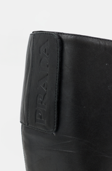 Prada Sport Leather Logo Boot
