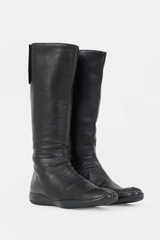 Prada Sport Leather Logo Boot