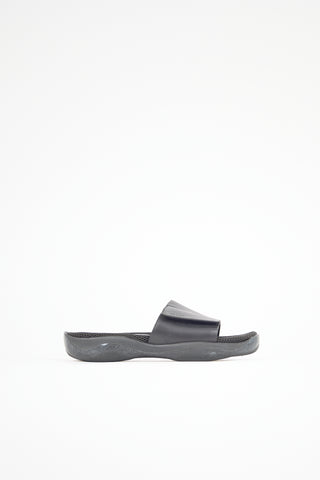Prada Sport Leather & Mesh Slide