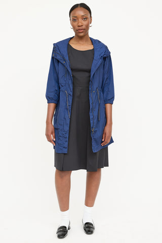 Prada Nylon Hooded Coat