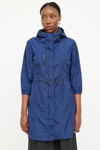 Prada Nylon Hooded Coat