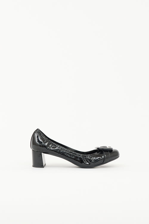 Prada Sport Patent Buckle Pump