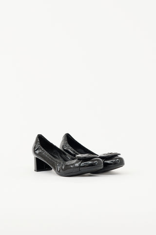 Prada Sport Patent Buckle Pump