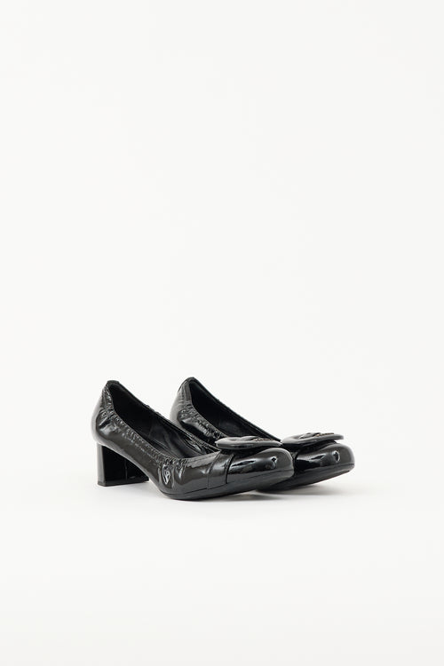 Prada Sport Patent Buckle Pump