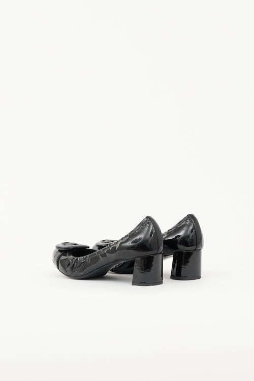 Prada Sport Patent Buckle Pump
