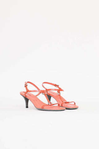 Prada Sport Patent Heeled Sandal