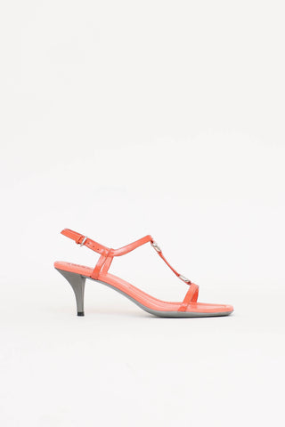 Prada Sport Patent Heeled Sandal