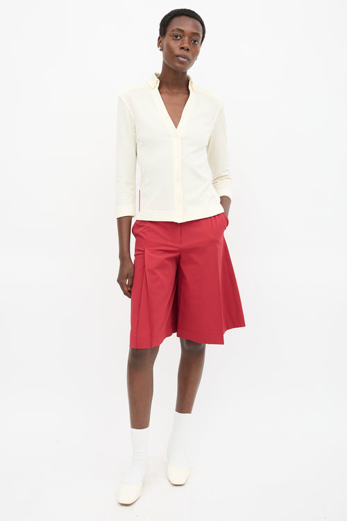 Prada Sport Waffle Knit Top