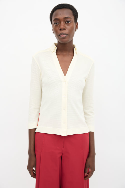 Prada Sport Waffle Knit Top