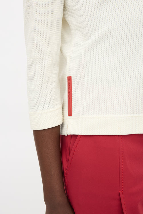 Prada Sport Waffle Knit Top