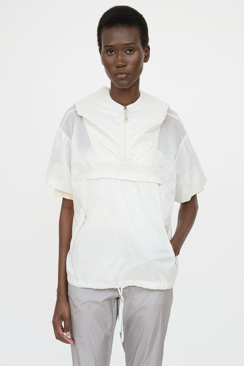 Prada Sport Nylon Short Sleeve Jacket