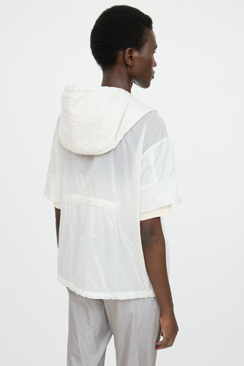 Prada Sport Nylon Short Sleeve Jacket