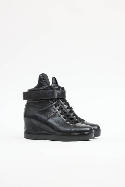 Prada Sport Wedge Sneaker