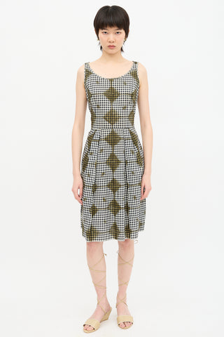 Prada Sport 2007 Gingham Dyed Dress