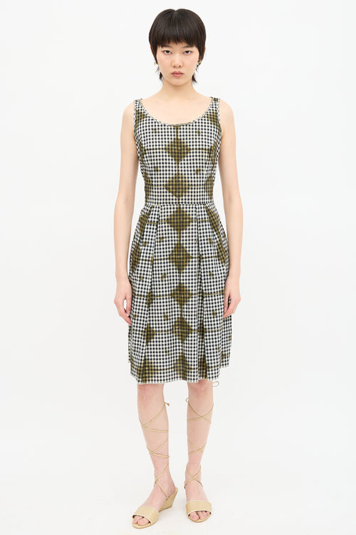Prada Sport 2007 Gingham Dyed Dress