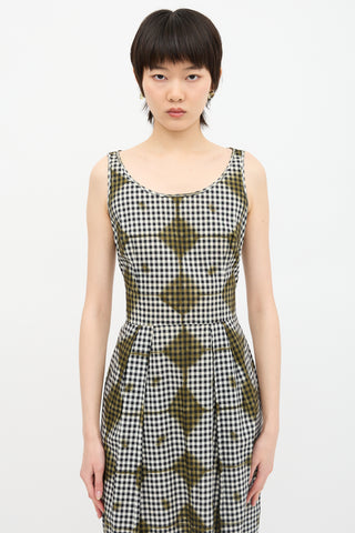 Prada Sport 2007 Gingham Dyed Dress