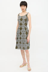 Prada Sport 2007 Gingham Dyed Dress